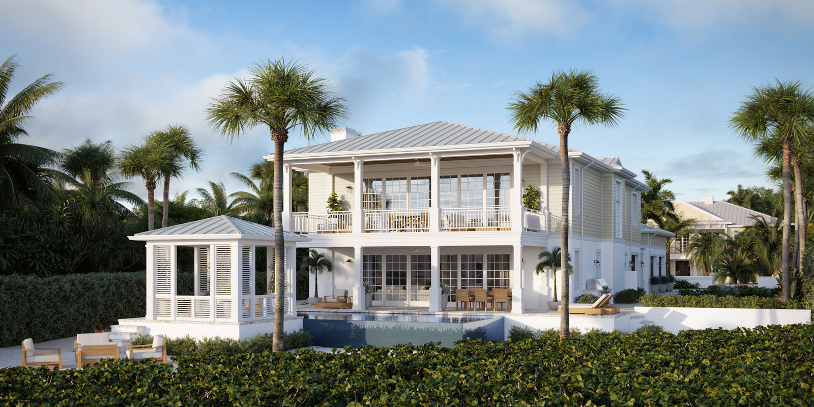Coastal Classic Cottage | Casey Key | Echt Architects